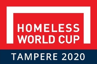 Homeless world cup Tampere 2020 logo